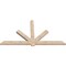 Ekena Millwork Kennewick Smooth Timber Gable Bracket, Douglas Fir, 96"W x 52"H x 3 1/2"D x 5 1/2"F, 13/12 Pitch GBW096X52X0406KEN00SDF - alternate 5